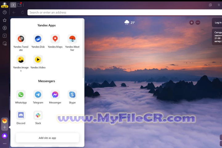 Yandex Browser v1.0 free download