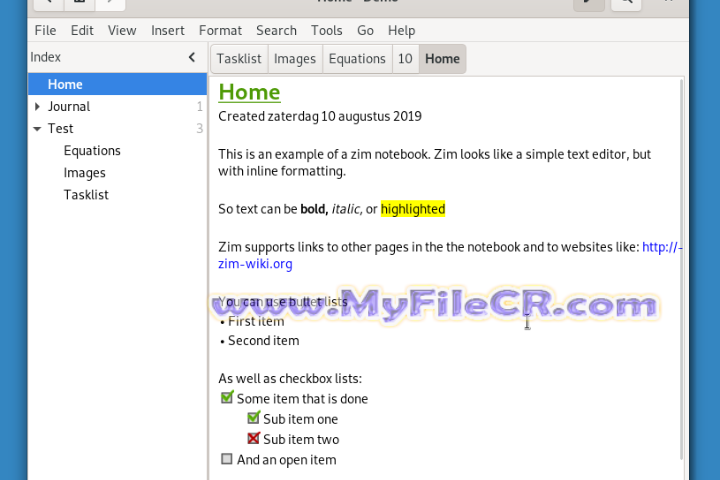 Zim-ADesktop Wiki 2025 v0.76.3 full version