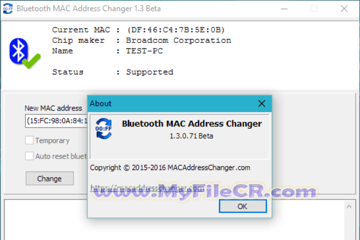 Bluetooth MAC Address Changer v1.14.0.203b [Latest Software]