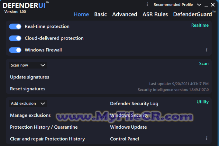 Defender UI v1.46 [Latest Software]