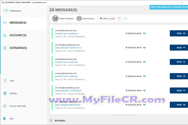 Namtuk Automatic Email Manager v2025.951.143 [Latest Software]
