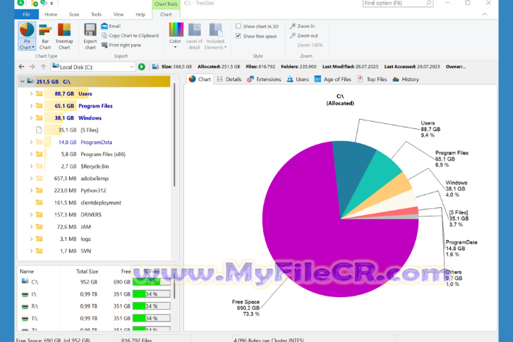 Tree Size Free 2025 v4.8.1.609 [Latest Software]