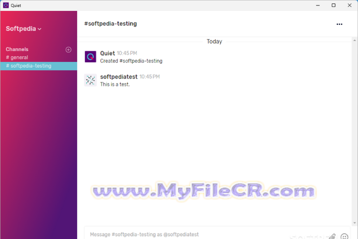 Try Quiet Quiet Chat v6.4.1 [Latest Software]